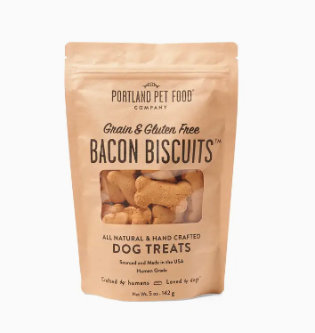 Grain and Gluten Free Bacon Dog Biscuits