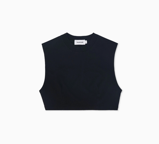 Crop Dart Muscle Tee