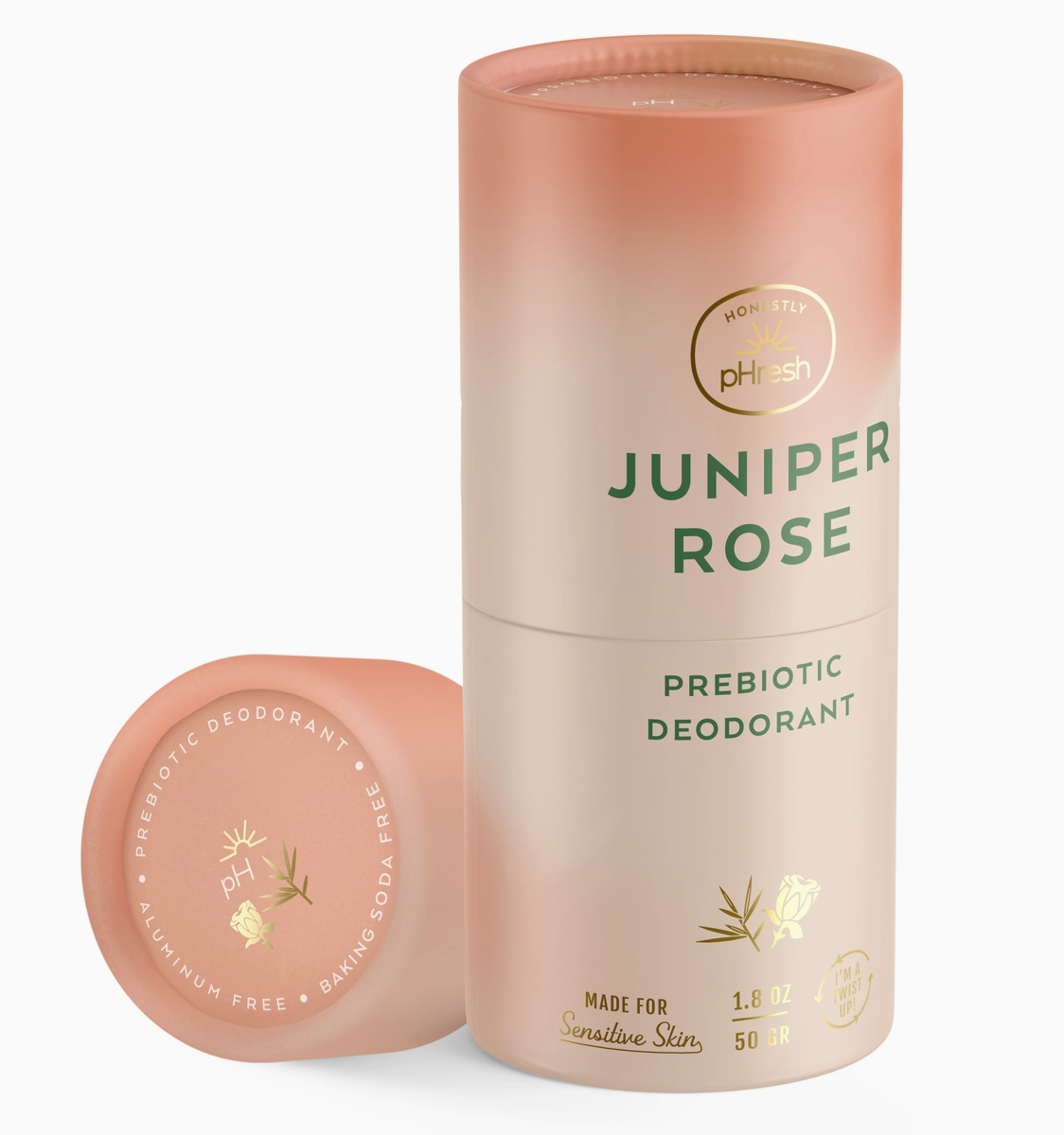 Juniper Rose Paper Twist Up Deodorant