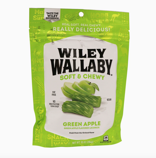 Wiley Wallaby Green Apple Licorice