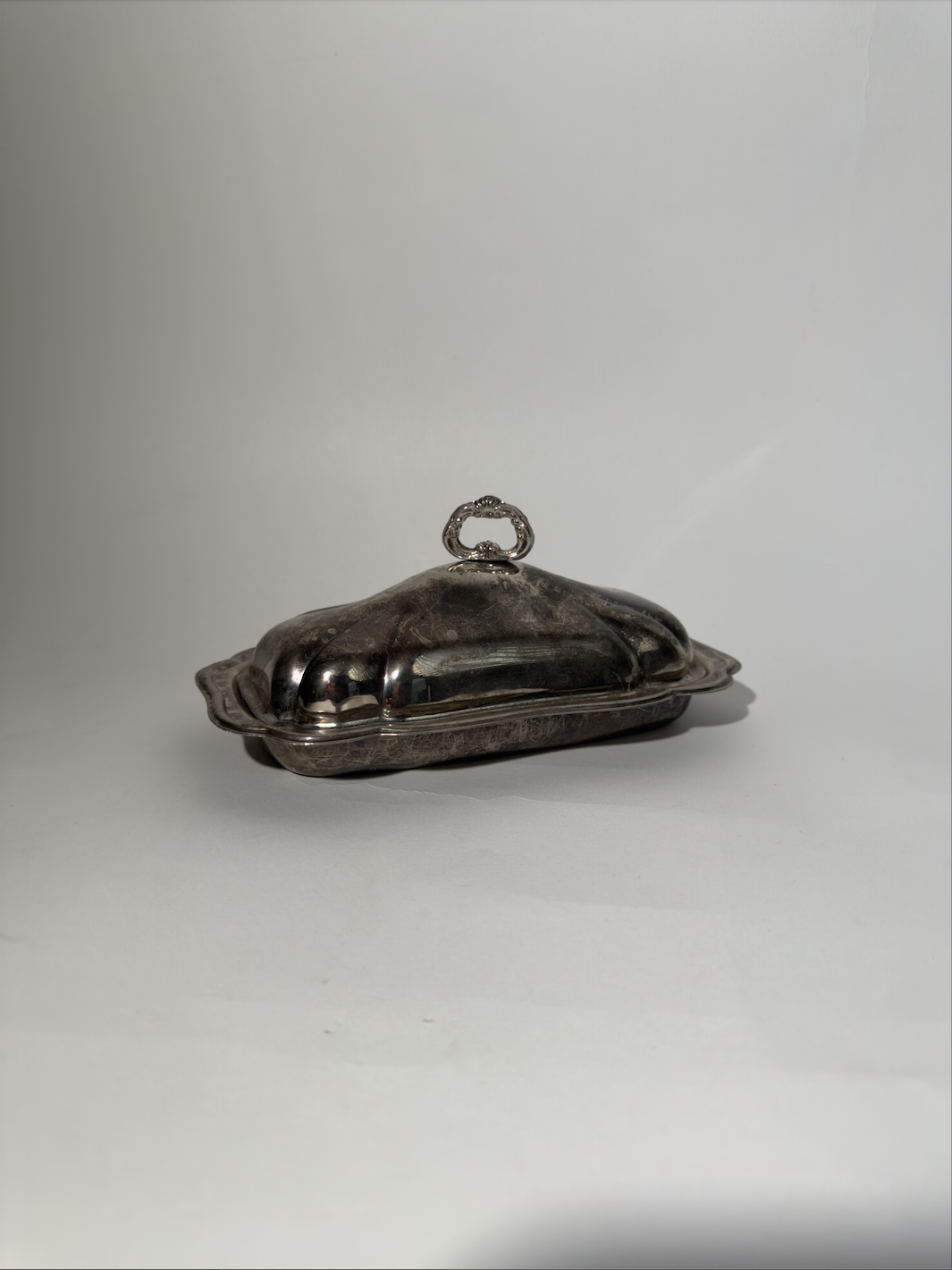 Silver Butter Dish