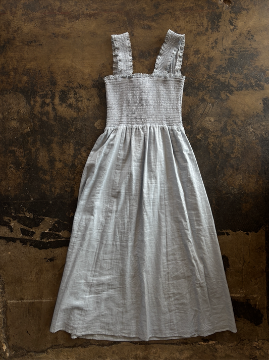 Blue Tie Front Reformation Dress