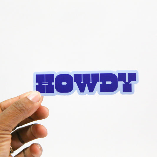 Howdy Sticker