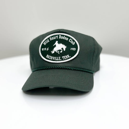Premium Rodeo Cowboy Trucker Hat Wild Heart Rodeo Club 