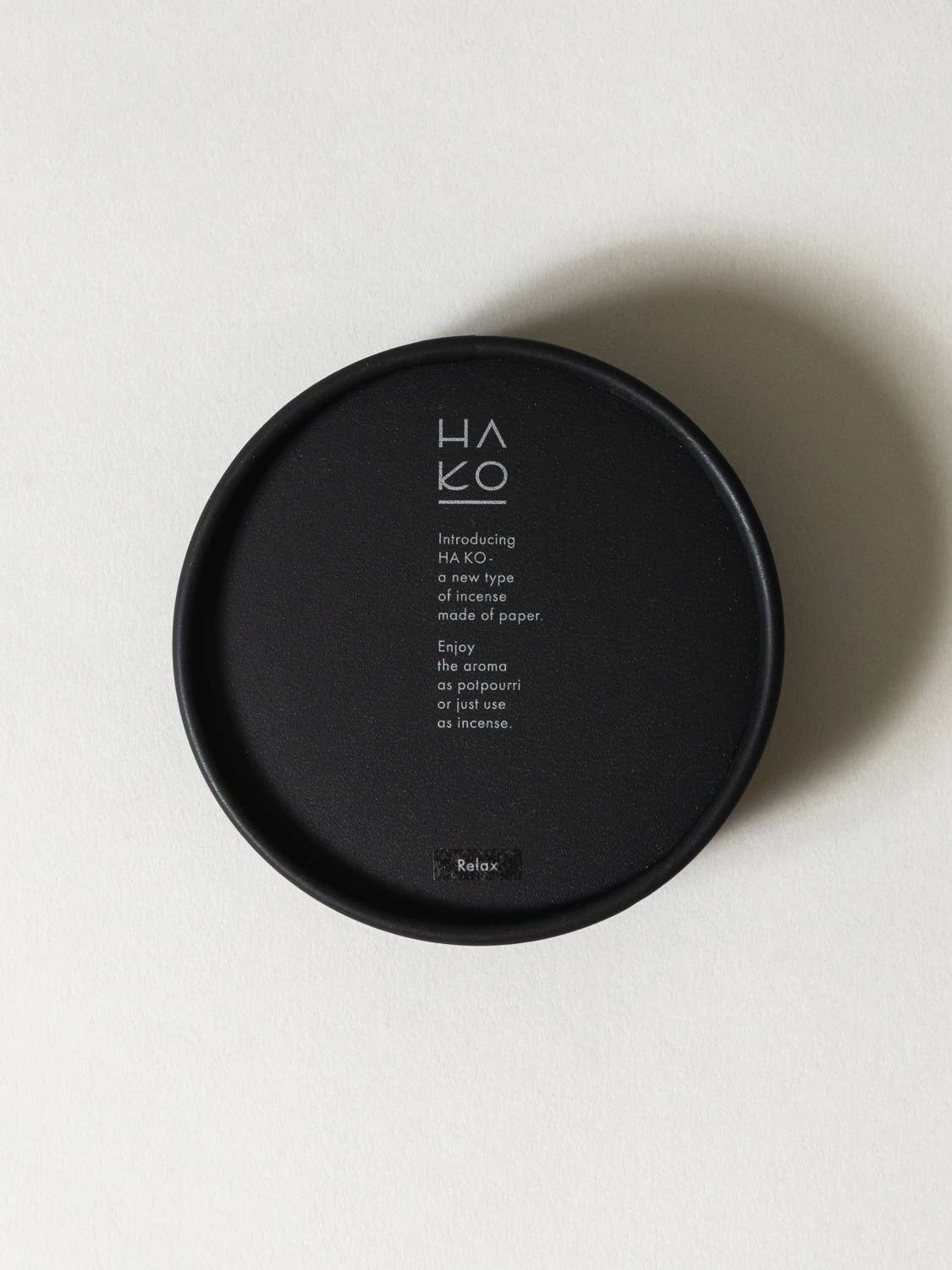 HA KO Paper Incense - Black No. 01 Relax, Set of 6