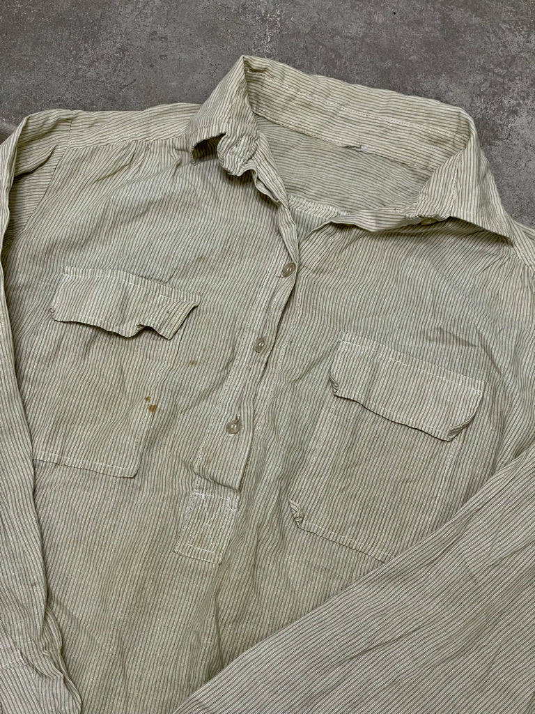Vintage Yellow Pop Over Shirt