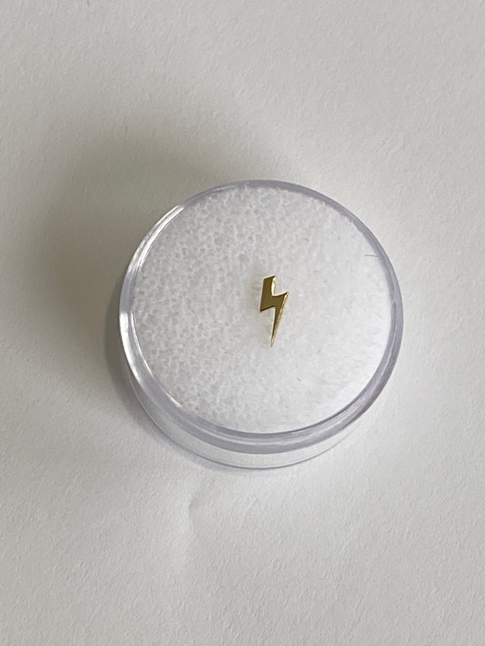 Anatometal 18k Gold Lightning Bolt