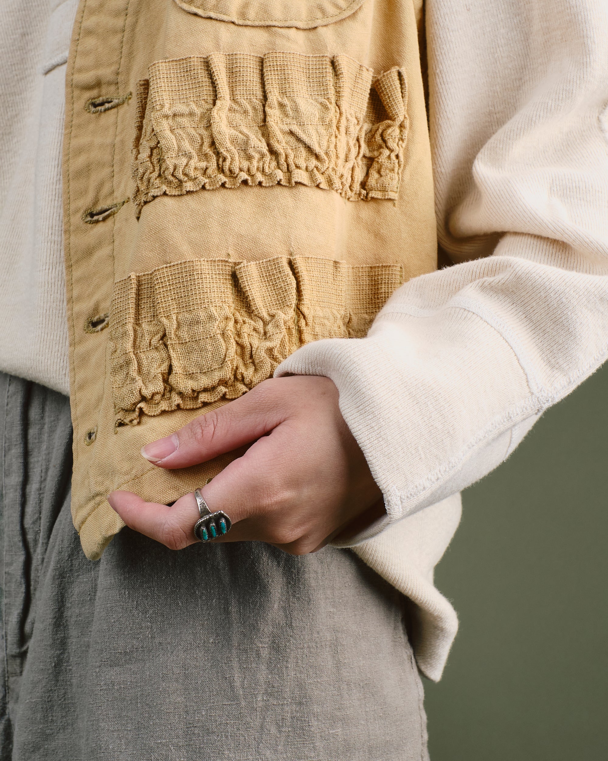 Vintage Yellow Hunting Vest