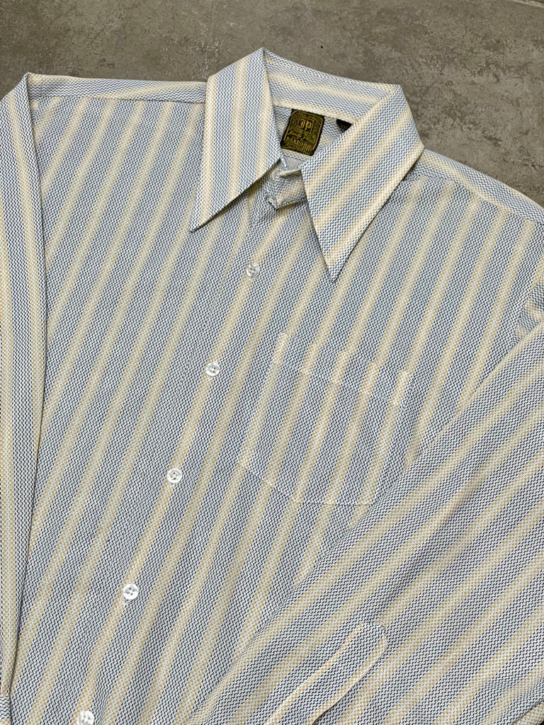 70's Jandy Place Striped Button Up