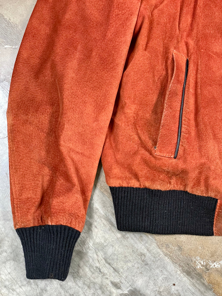 Vintage Sears Orange Suede Jacket