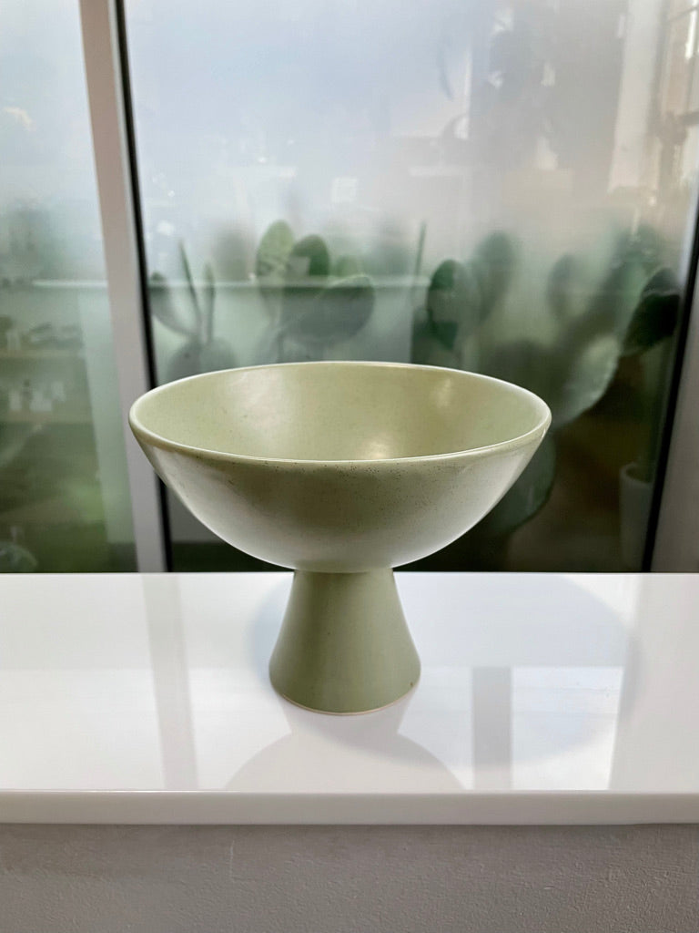 Vintage Sage Speckled Bowl