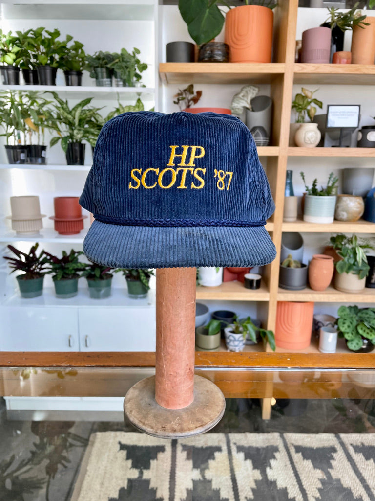 Vintage Highland Park Scots '87 Corduroy Hat