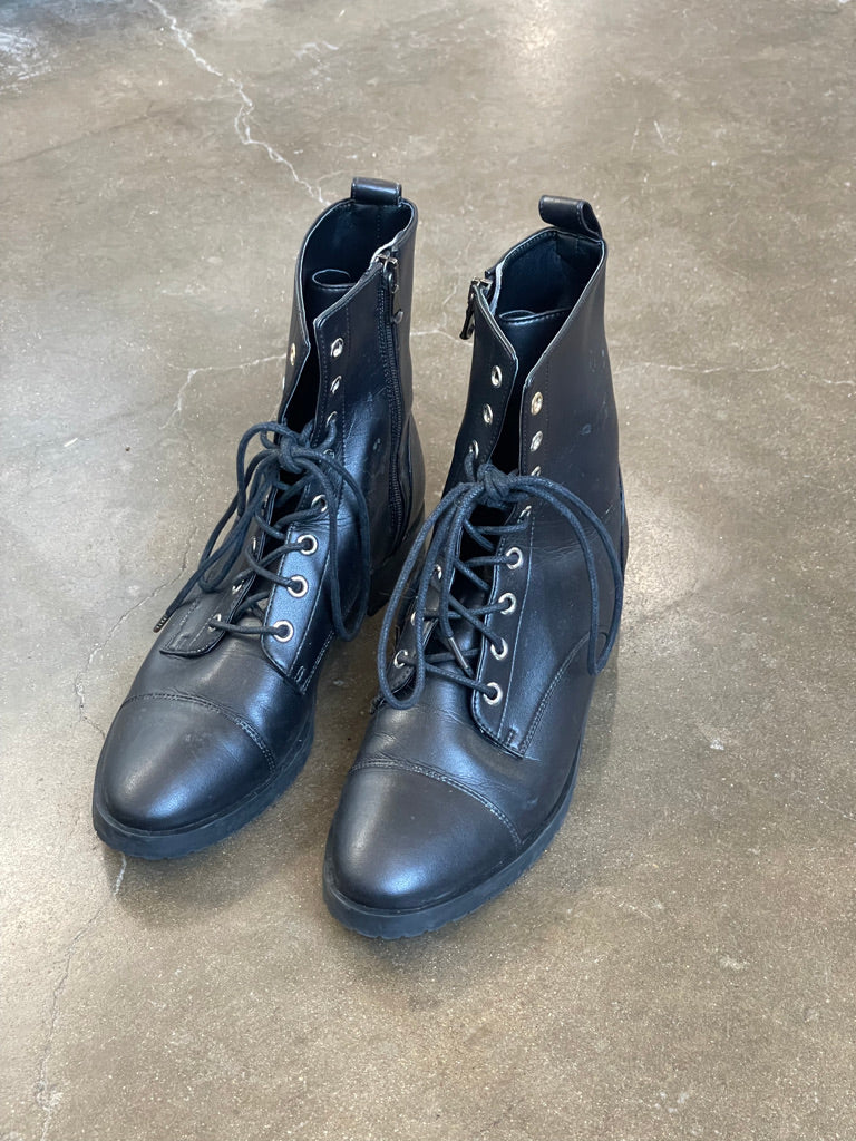 Black Combat Boots