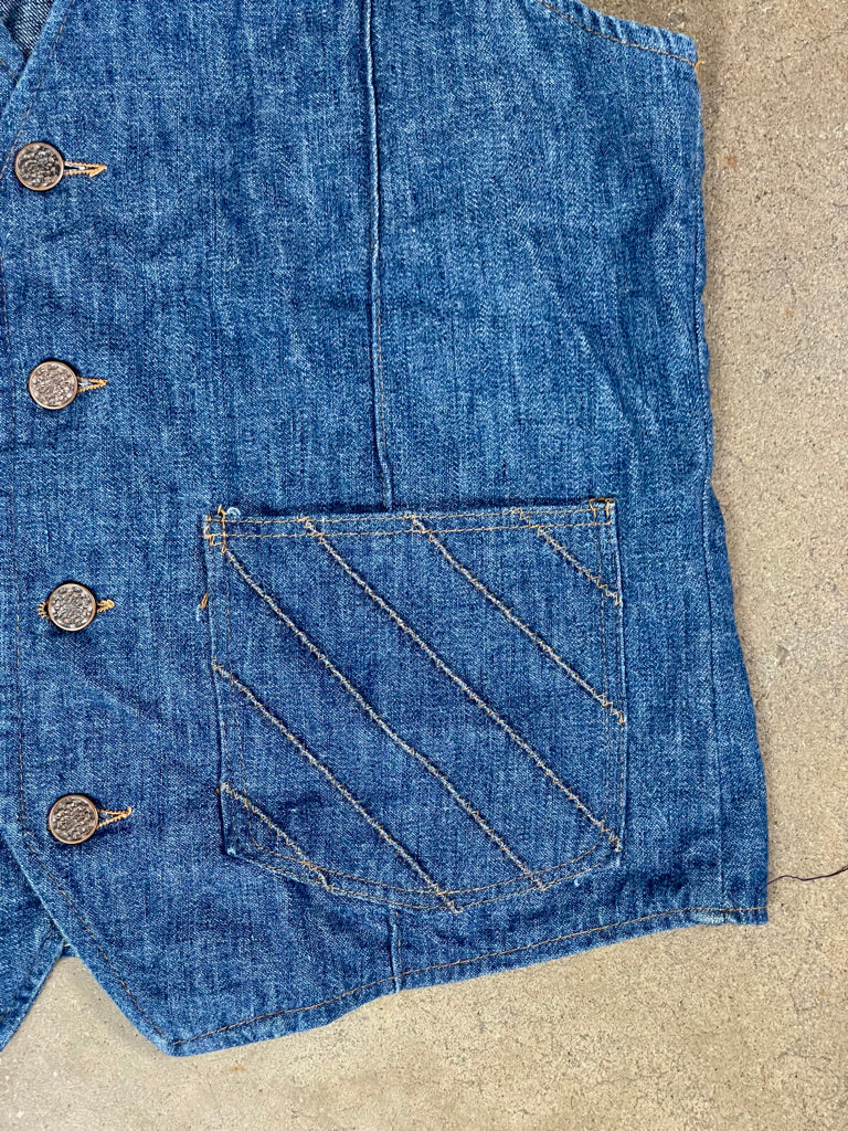 70's h.i.s Denim Vest