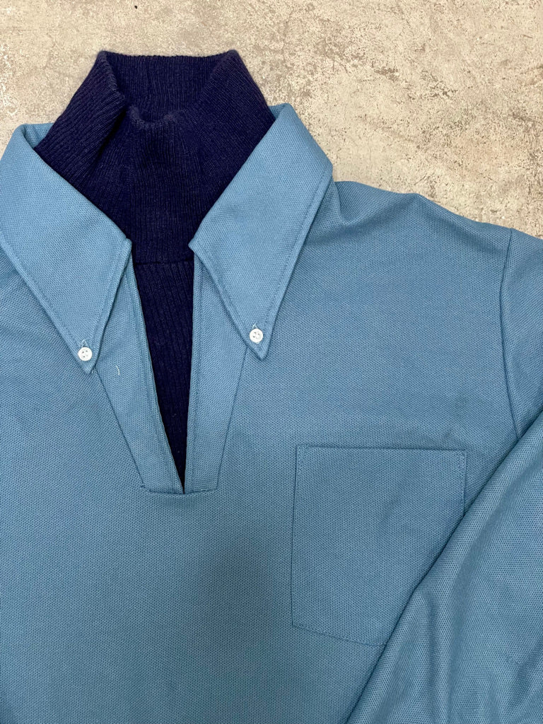Vintage Long Sleeve Polo With Dickie