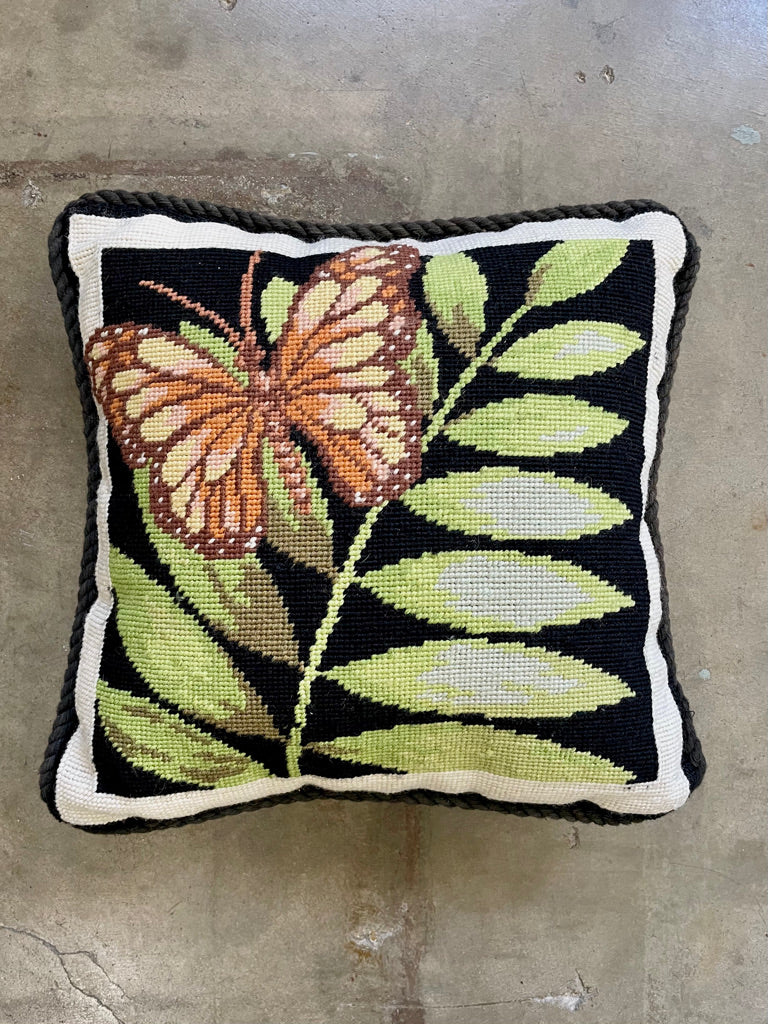 Vintage Butterfly Pillow