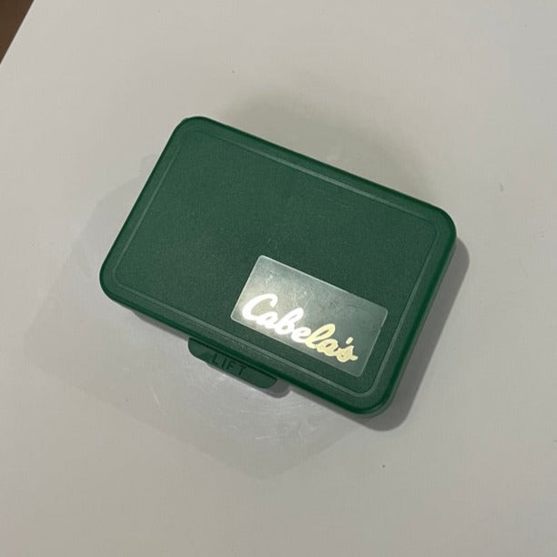 Vintage Green Cabela's Mini Tackle Box