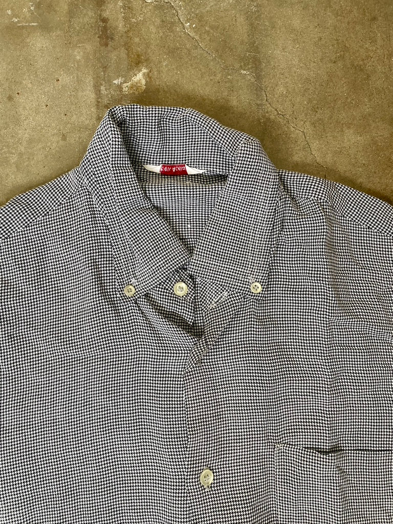 Vintage Houndstooth Blouse