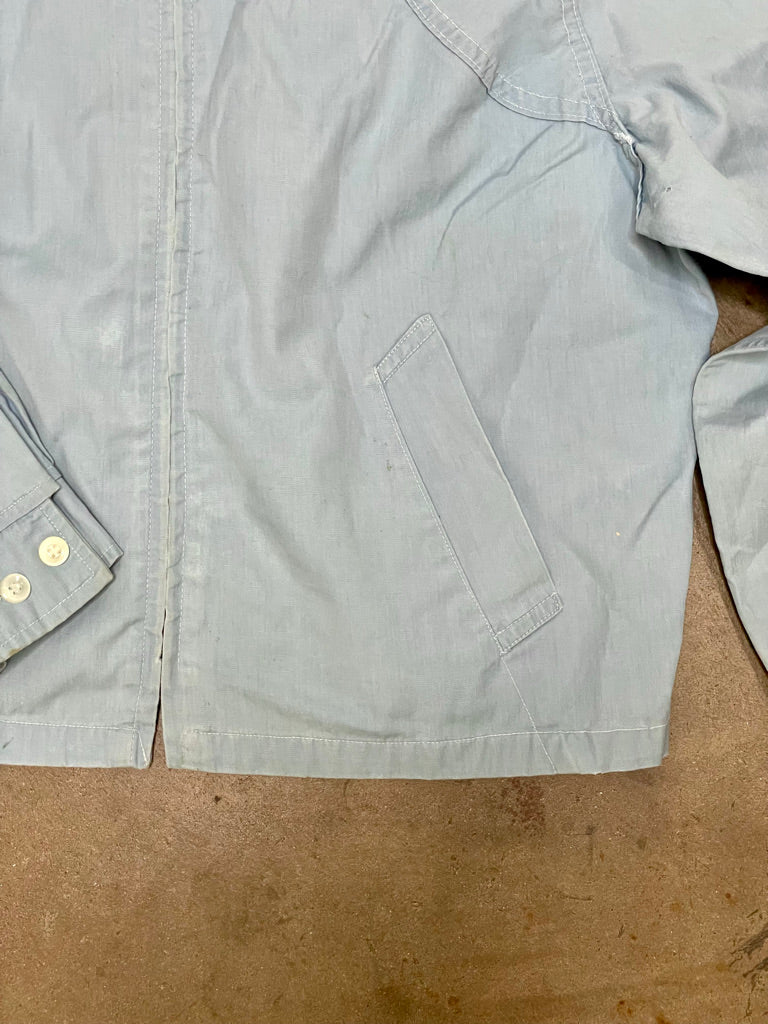 Vintage Brandless Light Blue Cropped Jacket