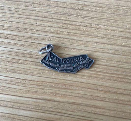 Vintage Silver California Pendant