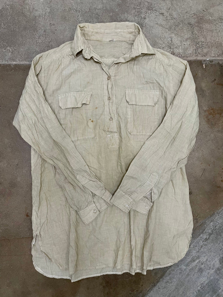 Vintage Yellow Pop Over Shirt