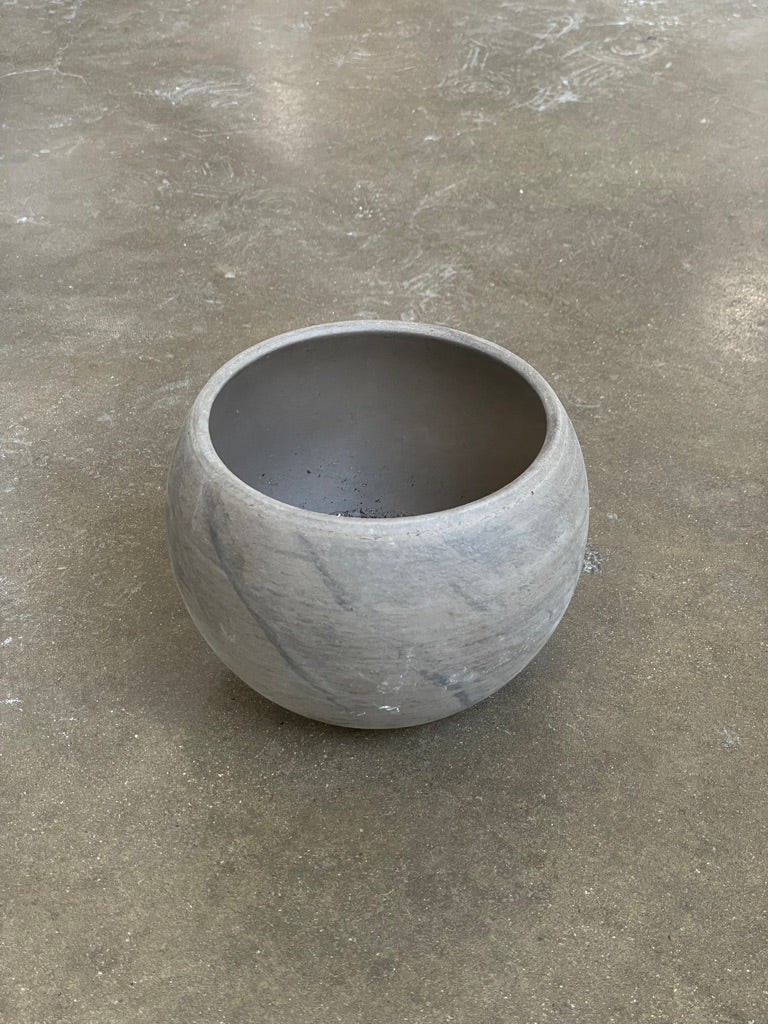 Round Brown Planter