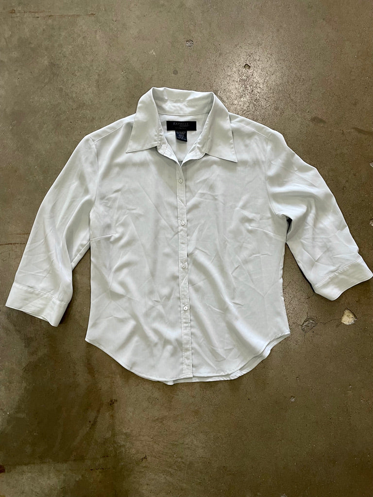 Light Grey Sheer Blouse