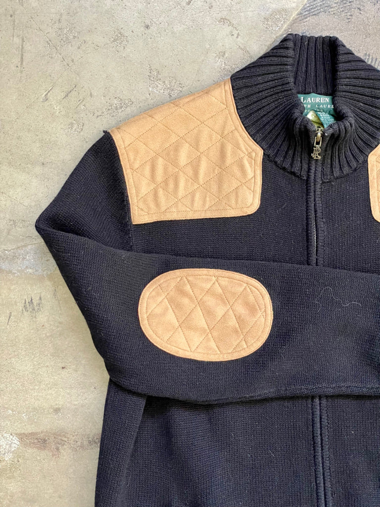 Vintage Ralph Lauren Zip Up Sweater