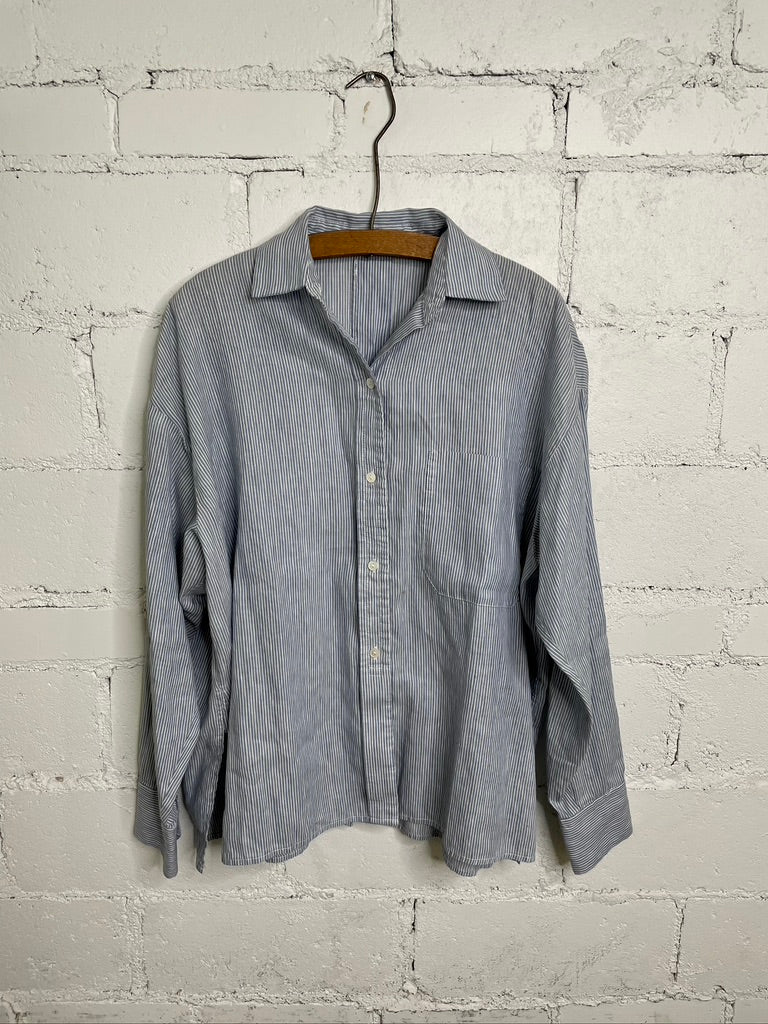 Long Sleeve Box Fit Button Down