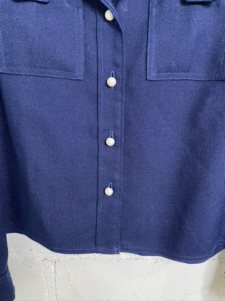 Homemade Blue Shirt Jacket