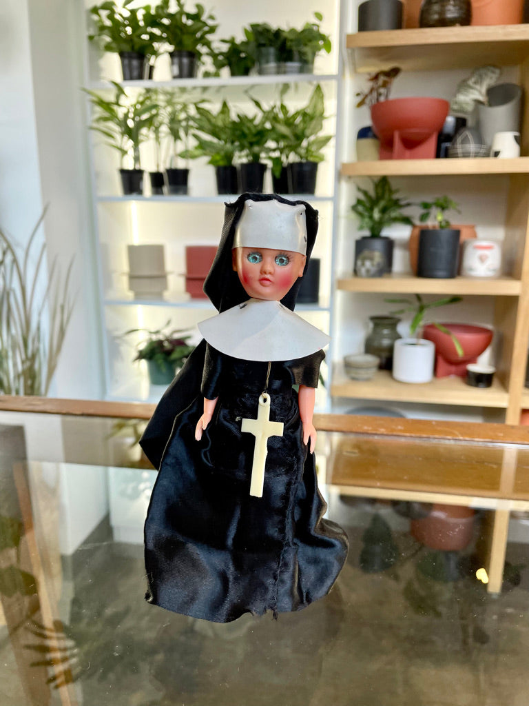 Vintage Plastic Nun
