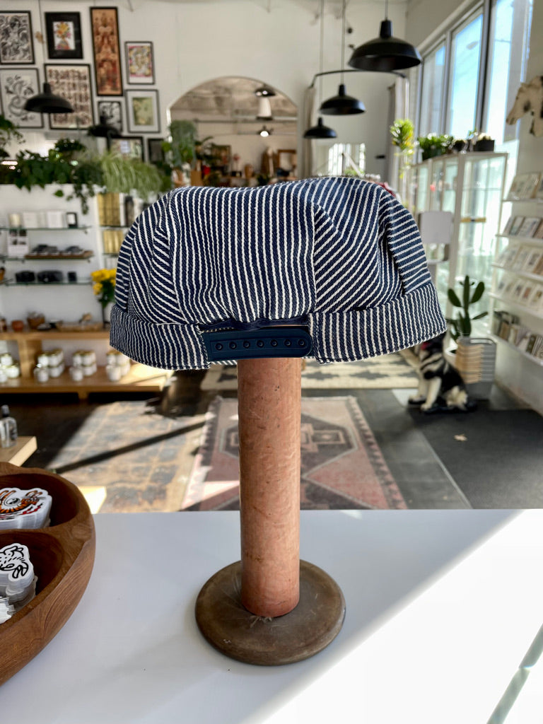 Vintage Blue Pinstripe Hat