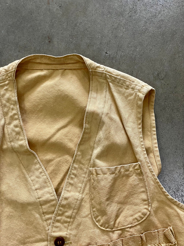 Vintage Yellow Hunting Vest