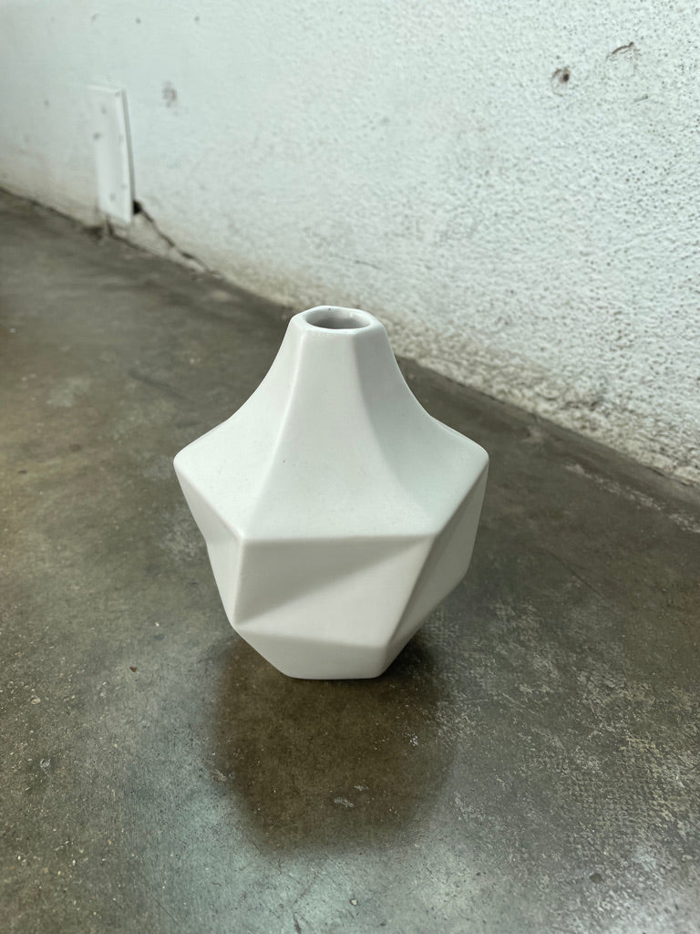 White Abstract Vase
