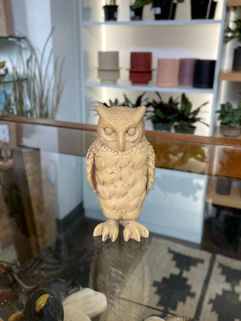 Vintage Cream Owl