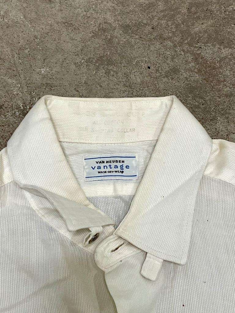 Vintage JCP Wash'n' Wear White Button Up