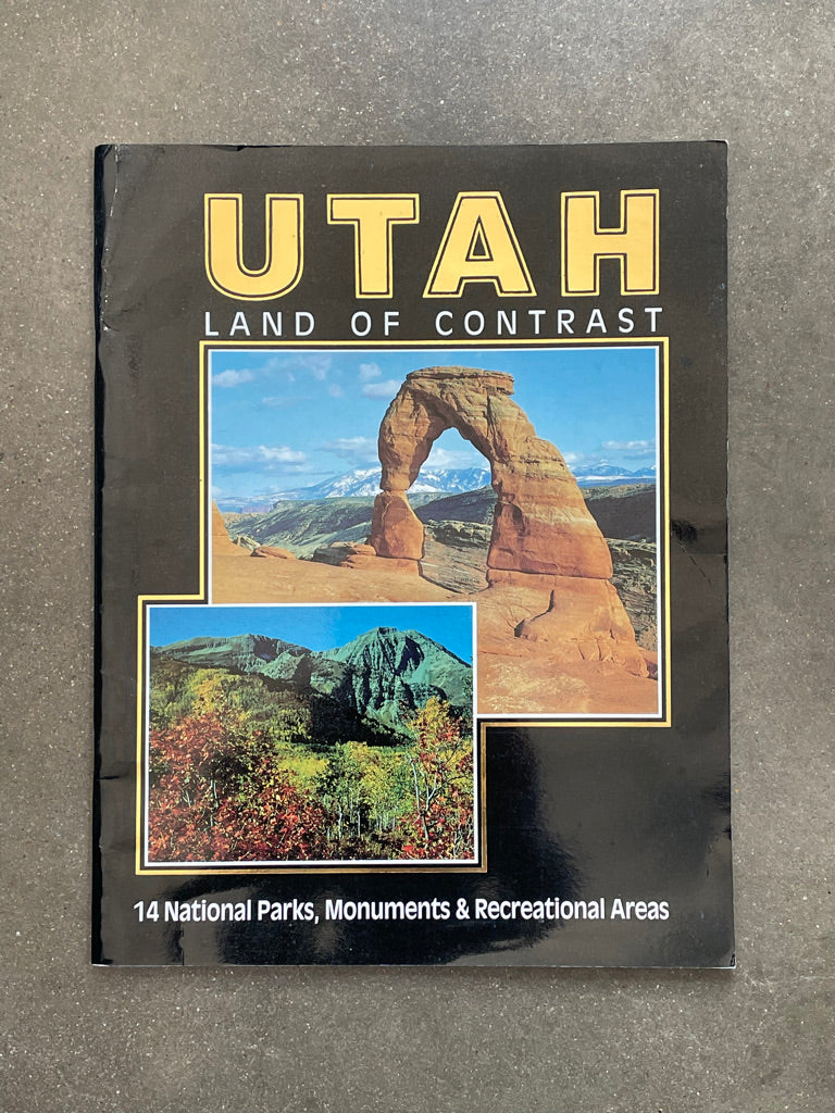 "Utah, Land of Contrast" Booklet