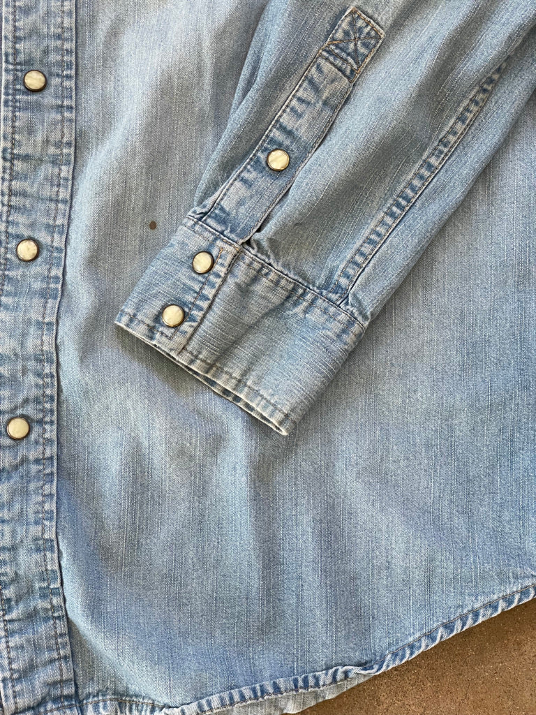 Vintage Denim Eddie Bauer Button Up