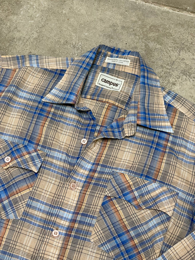 Vintage Campus Rugged Country Button Up