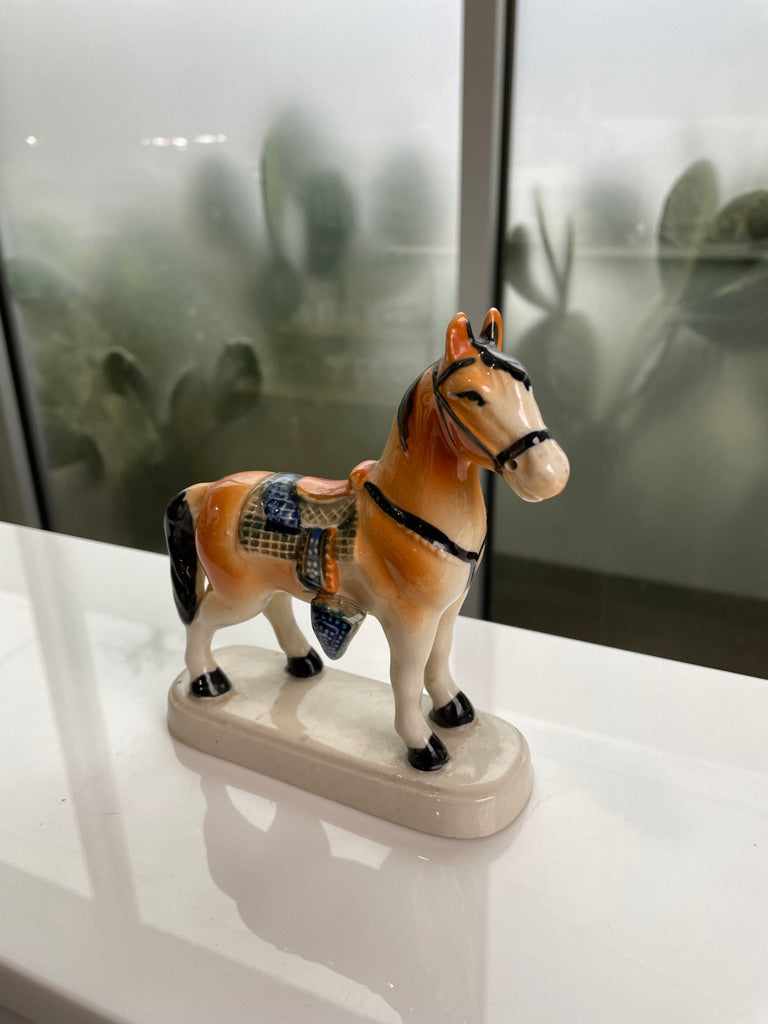 Vintage Hand Painted Ceramic Horse