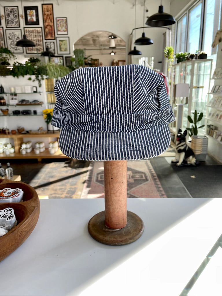 Vintage Blue Pinstripe Hat