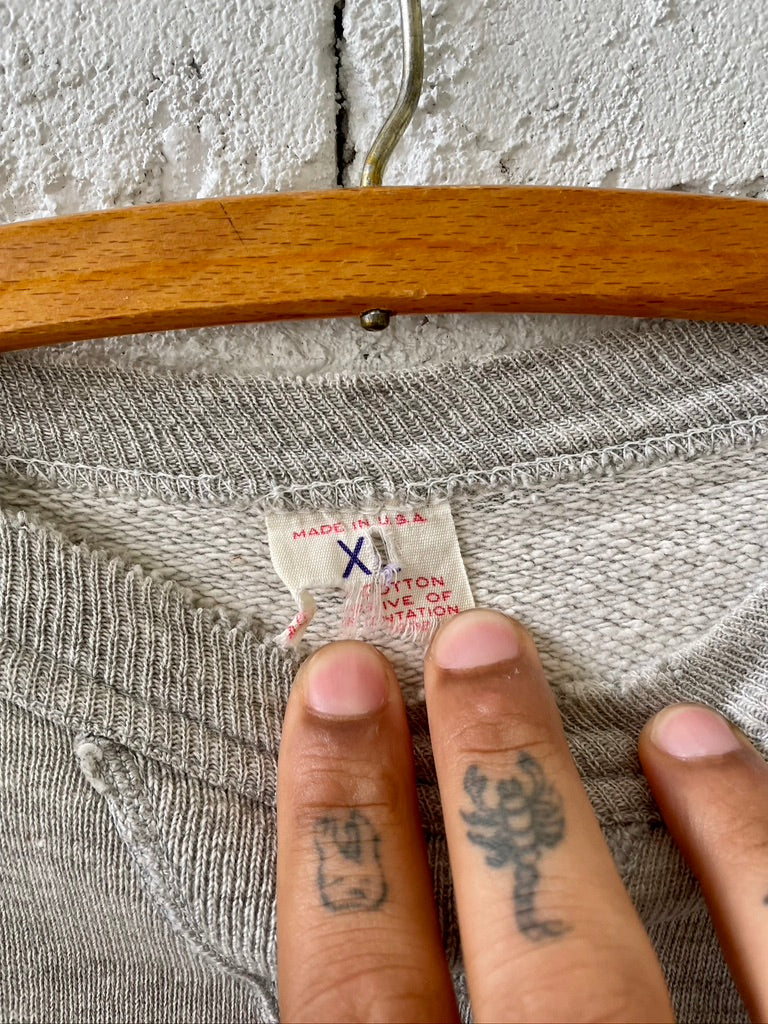 Vintage Distressed Grey Sweatshirt