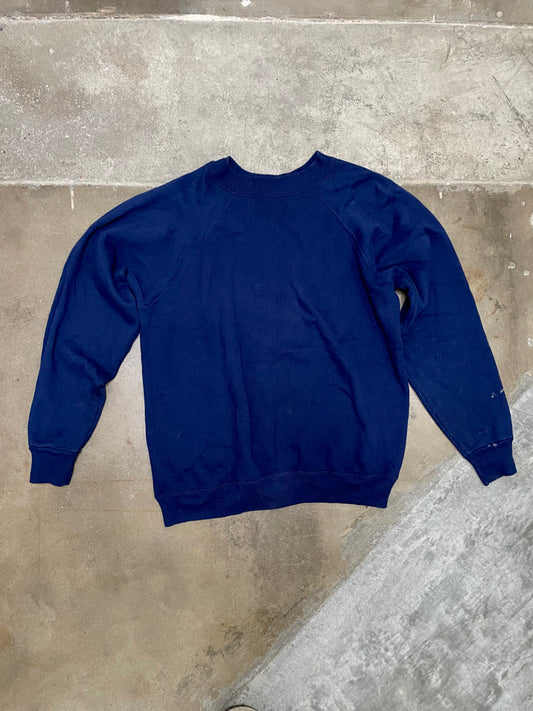 Vintage Navy Blue Hanes Crewneck