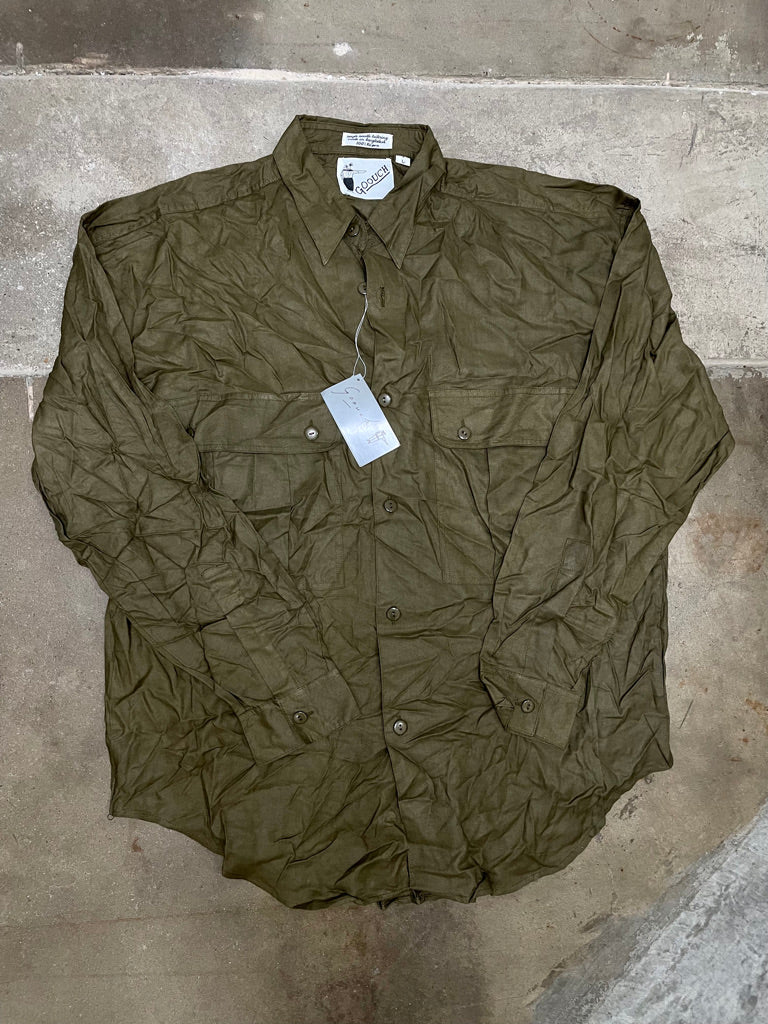 Vintage Goouch Olive Button Down