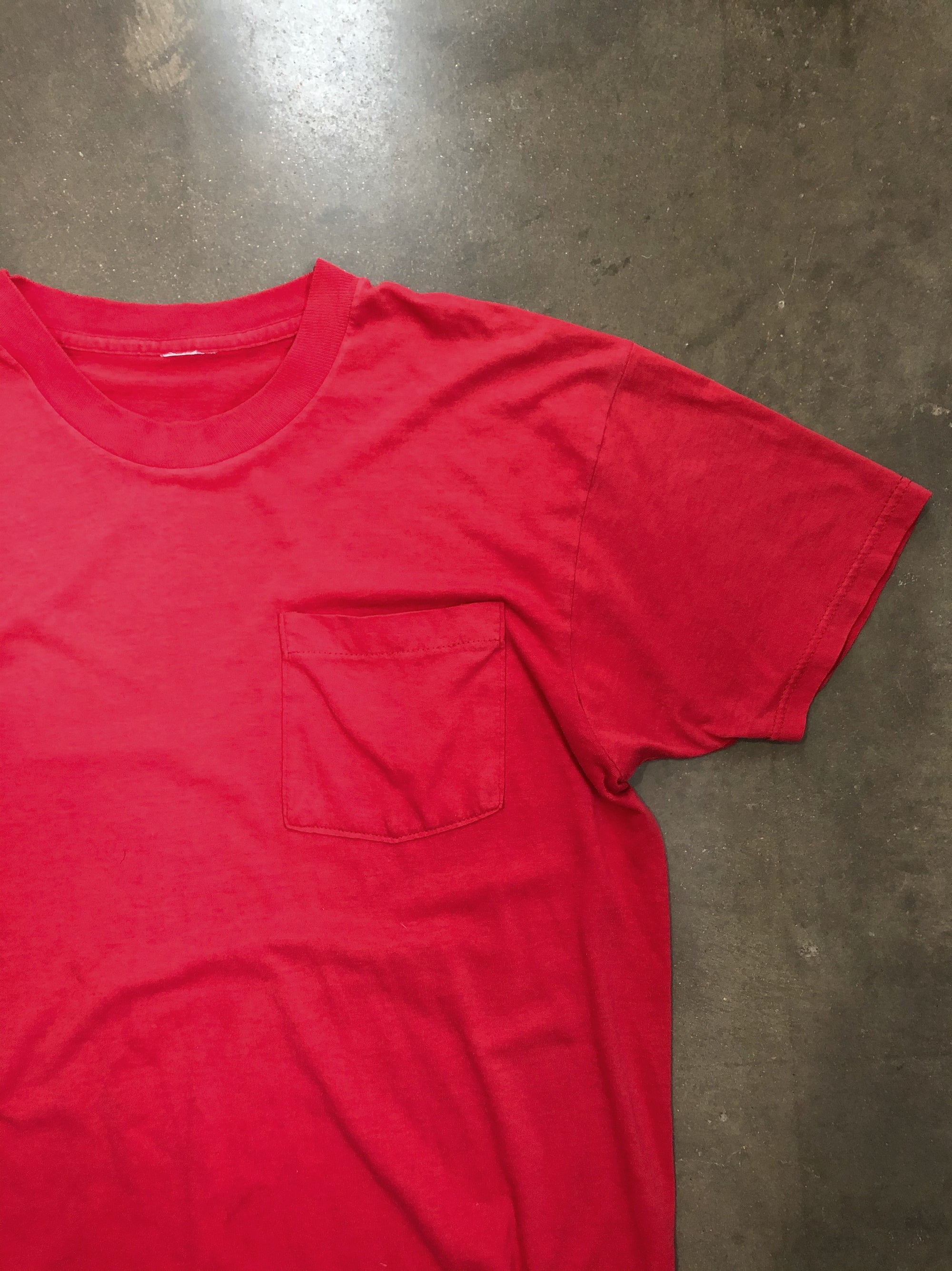 Vintage Red Basic T-Shirt