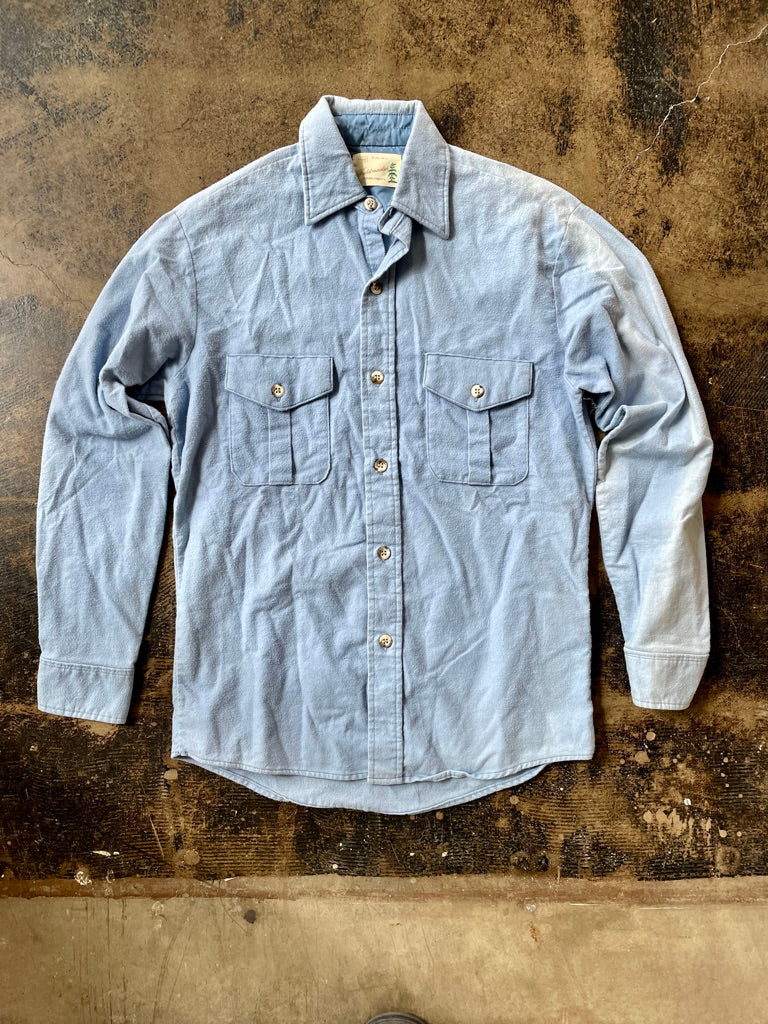 70's Sears Fieldmaster Blue Button Up
