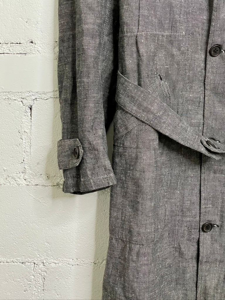 Vintage Belted Grey Dress