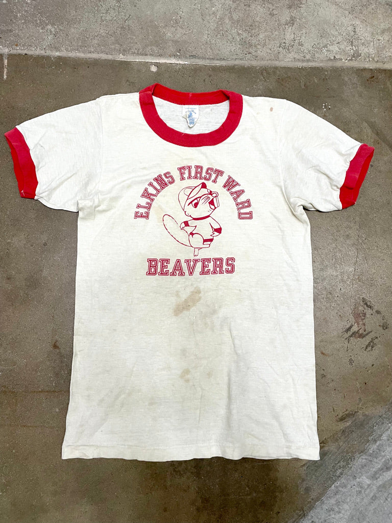 Vintage "Elkins First Ward Beavers" Graphic Tee