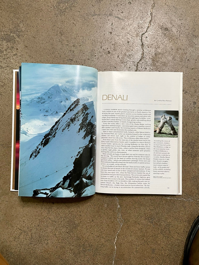 Vintage "Alaska's Magnificent Parklands" Book