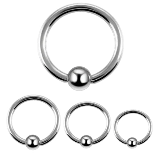 Titanium Captive Bead Ring